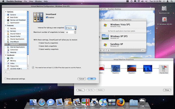 Parallels Desktop for the Mac 4.0 - Smartguard