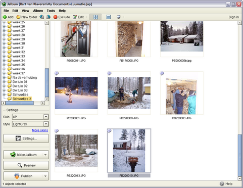 JAlbum 8.1 screenshot (481 pix)