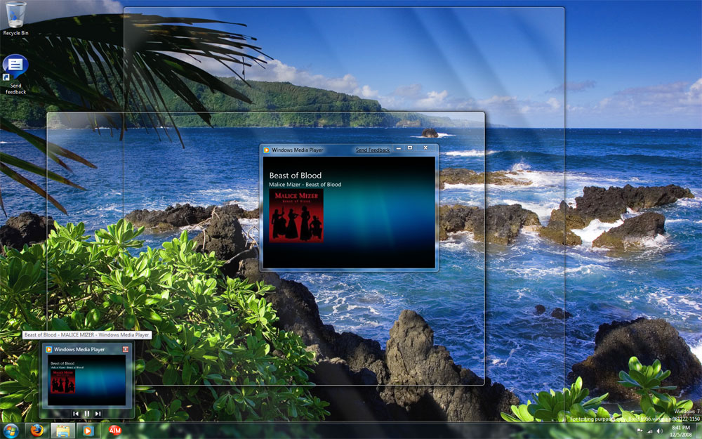 Windows 7 build 6959 screenshot