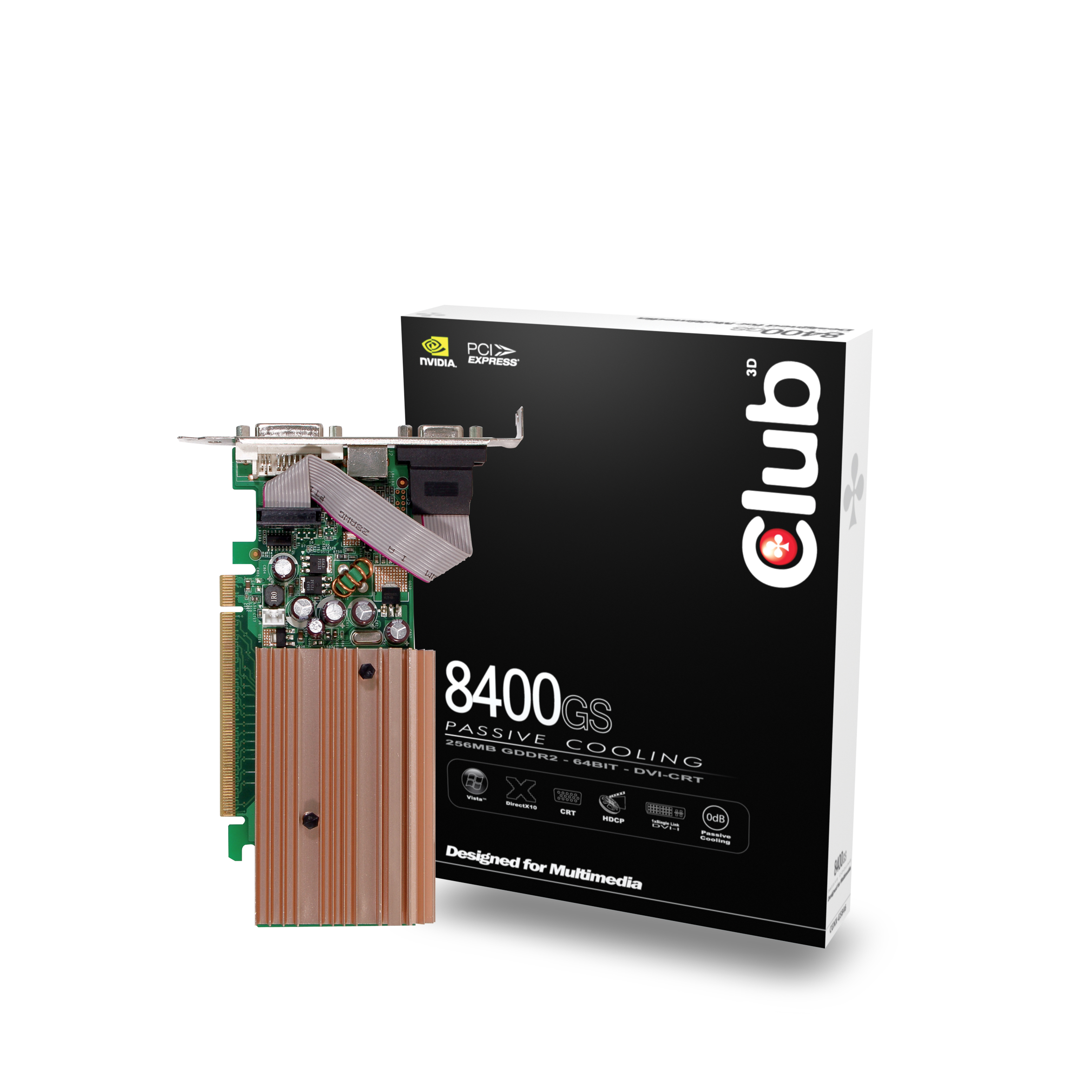 Club3D GeForce 8400GS Passive
