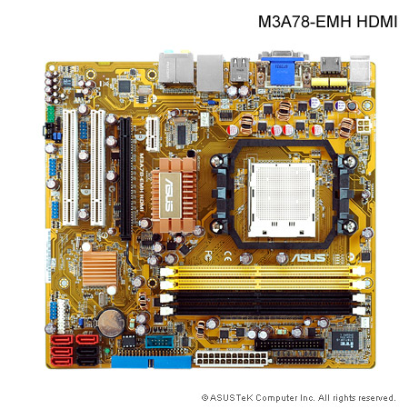 Asus M3A78-EMH HDMI
