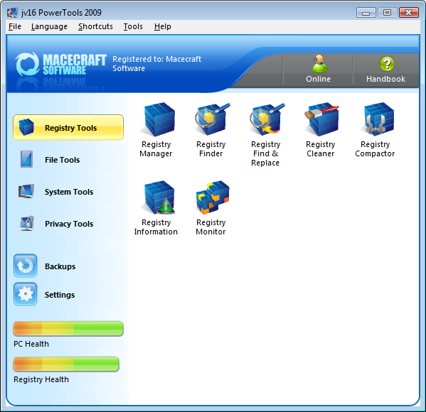 jv16 PowerTools 2009 screenshot