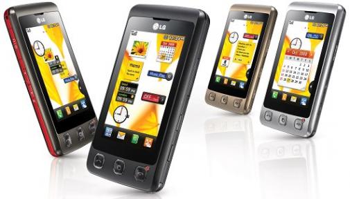 LG KP500 Cookie LG KP500 Cookie Black Zwart