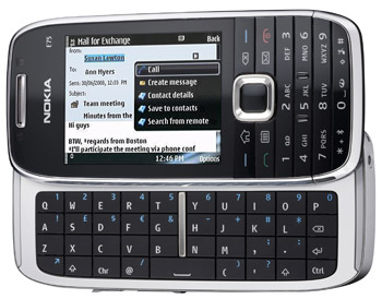 Nokia E75 Zwart