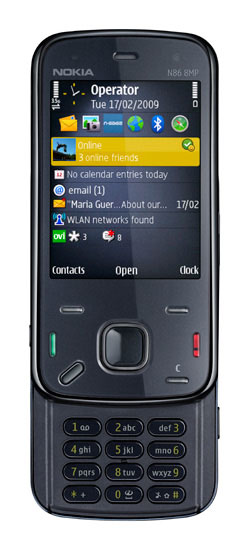 Nokia N86 Zwart