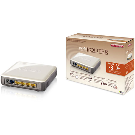 Sitecom WL-342 Wireless Router 300N X3