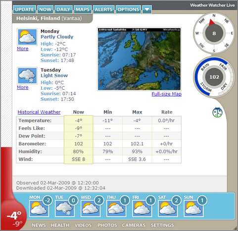 Weather Watcher Live screenshot (481 pix)