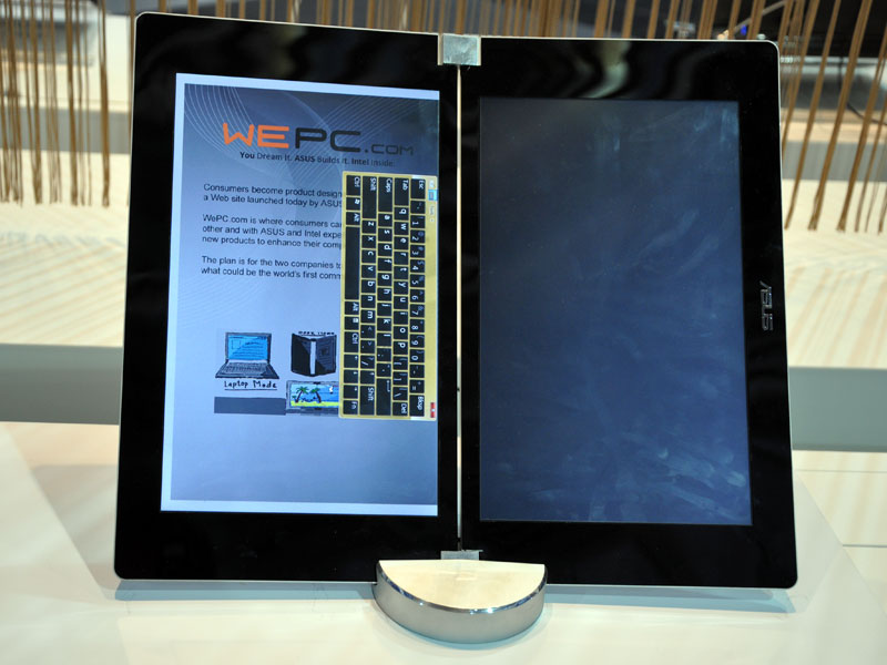 Asus duoscreen conceptnotebook