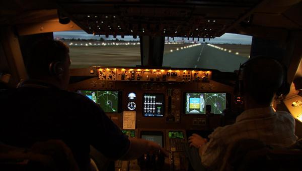 Matthew Sheil's 747 simulator