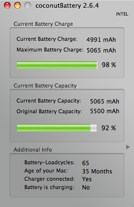 coconutBattery 2.6.4