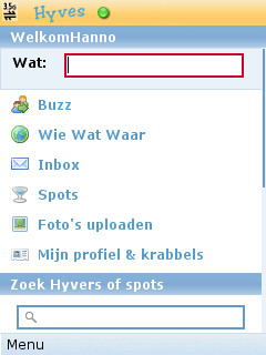 Hyves Java-applicatie