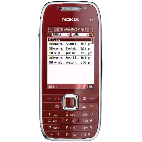 Nokia E75 Zwart