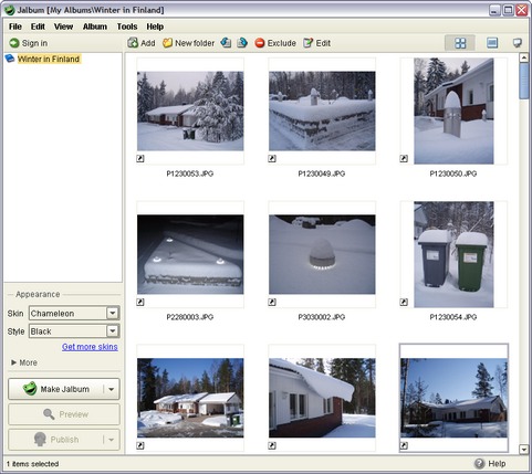 JAlbum screenshot (481 pix)