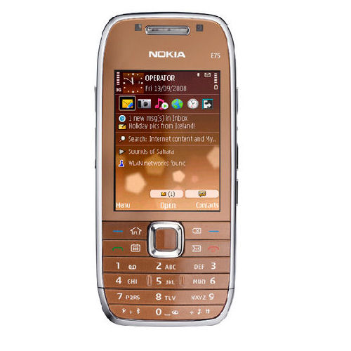 Nokia E75 Brons