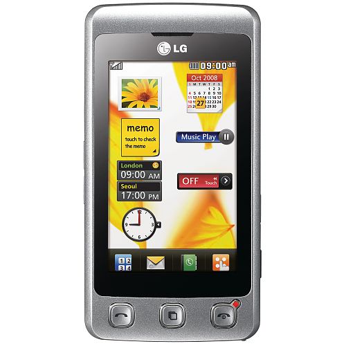 LG KP500 Cookie Zilver