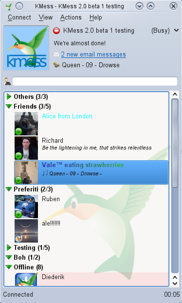 KMess 2.0 b�ta
