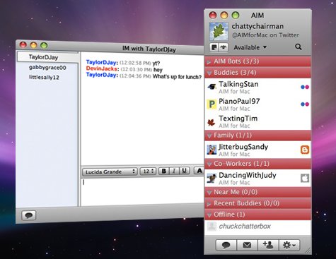 AIM for Mac 1.5 b�ta