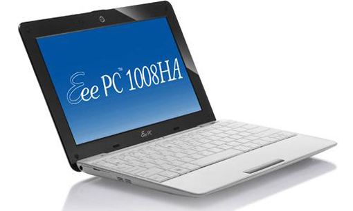 Asus Eee PC 1008HA Zwart