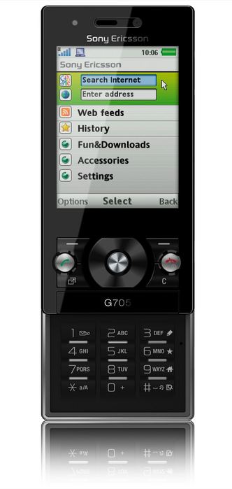 Sony Ericsson G705 Wit