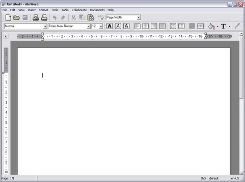 AbiWord screenshot (481 pix)