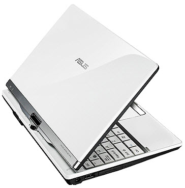 Asus Eee PC T91 Wit, Zwart