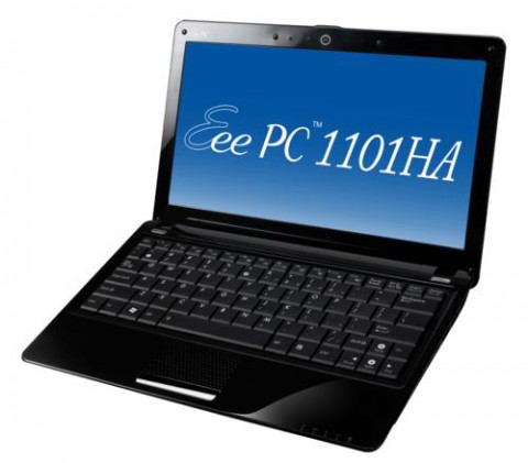 Asus Eee PC 1101HA zwart Zwart