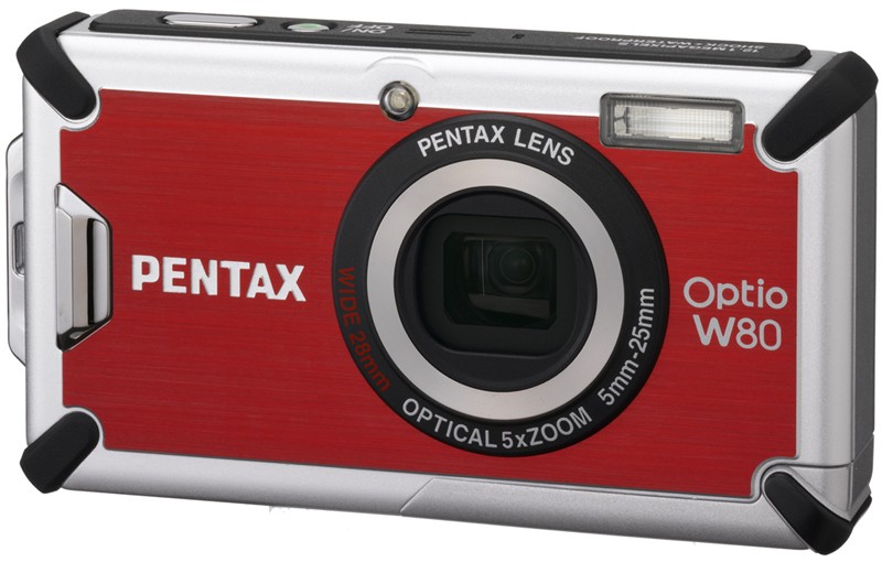 Pentax Optio W80 rood