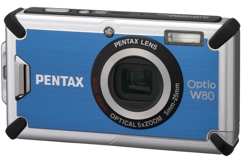 Pentax Optio W80 blauw