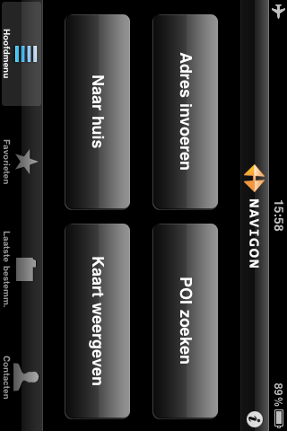 Navigon op iPhone OS 3.0