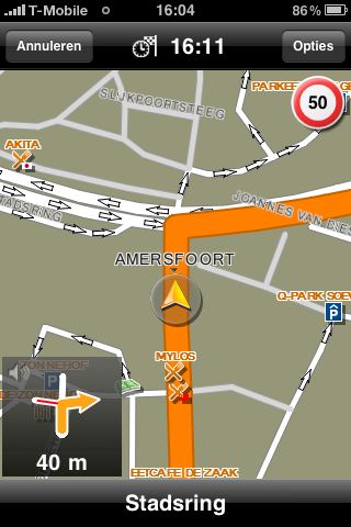 Navigon op iPhone OS 3.0