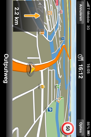 Navigon op iPhone OS 3.0