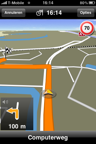 Navigon op iPhone OS 3.0