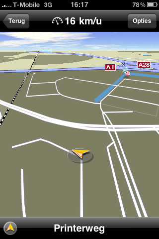 Navigon op iPhone OS 3.0