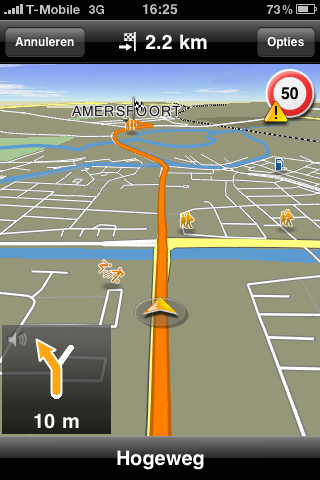 Navigon op iPhone OS 3.0
