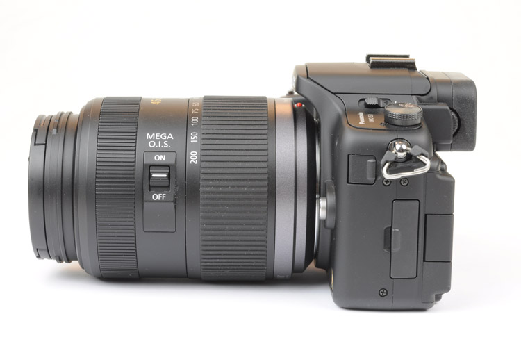 Panasonic Lumix G1 behuizing lens uitgezoomd