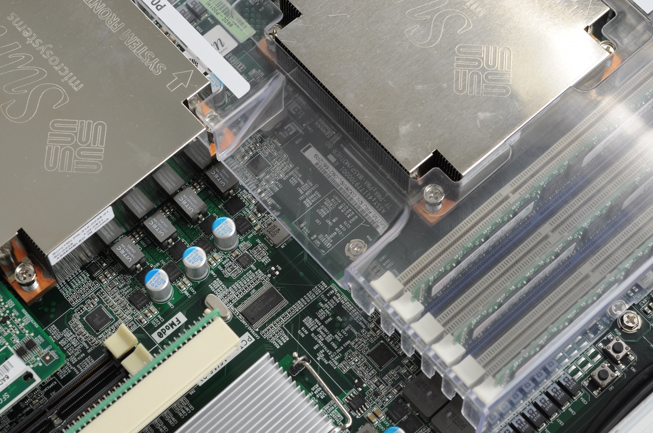 Sun X2270 detail dualproc