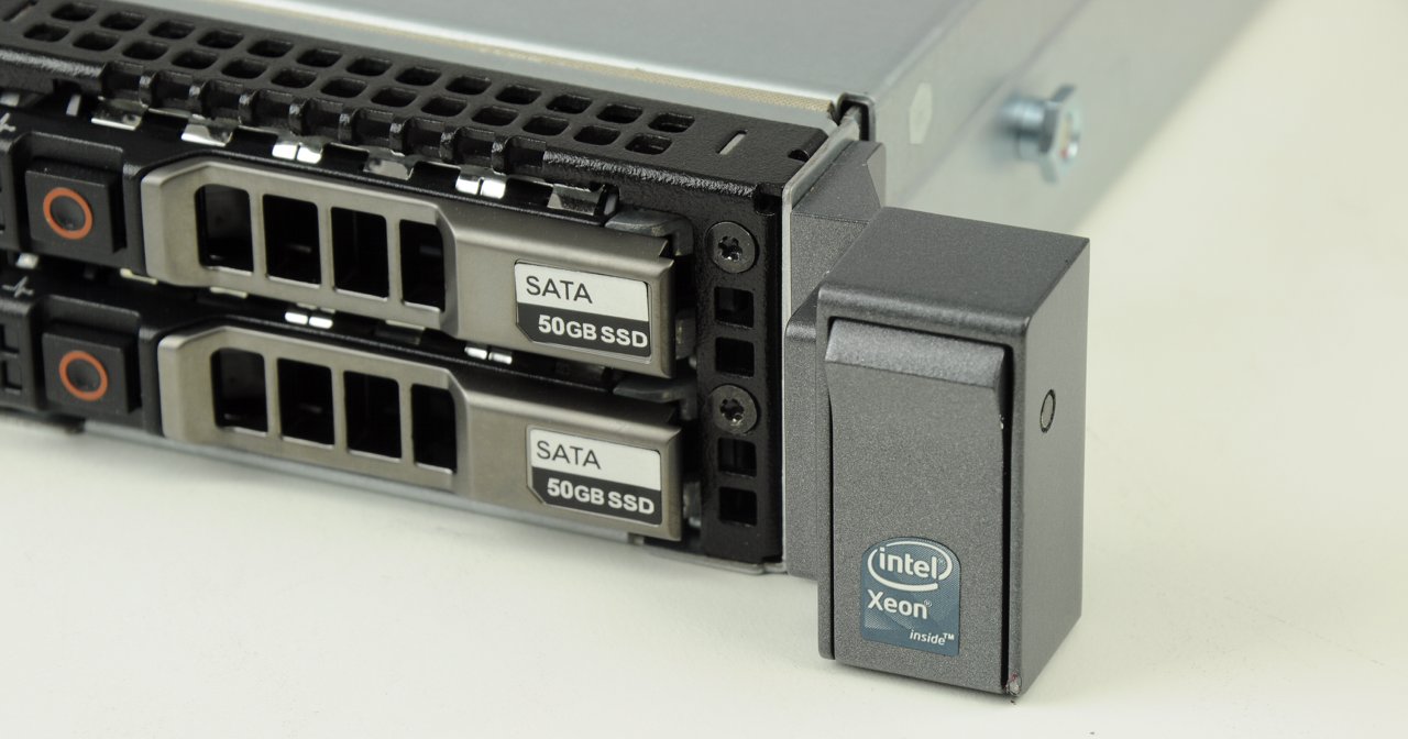 Dell R610 detail hdd bay
