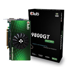 Club3D 9800GT Green Edition