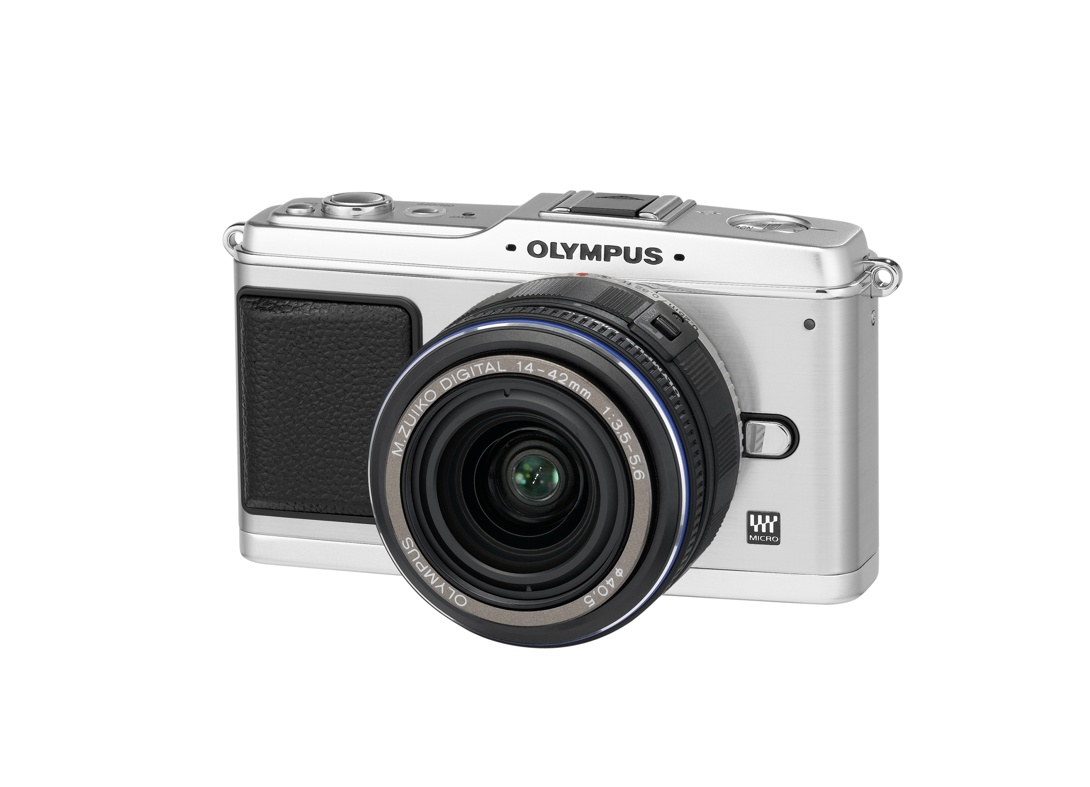 Olympus PEN E-P1 kit zilver/zwart