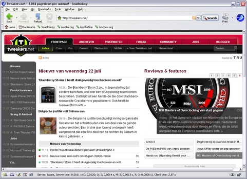 Mozilla SeaMonkey 2.0 screenshot (481 pix)