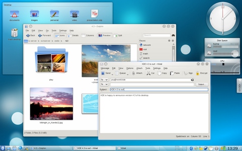KDE 4.3.0 screenshot (481 pix)