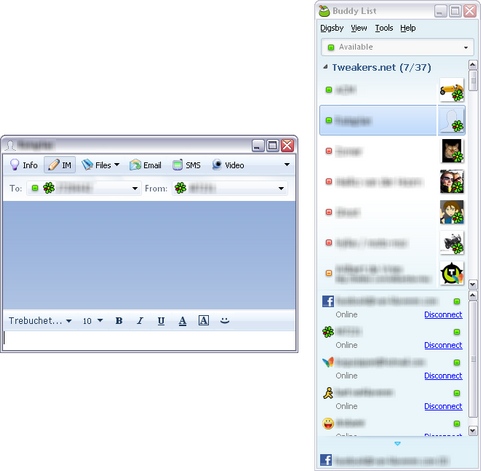 Digsby screenshot (481 pix)