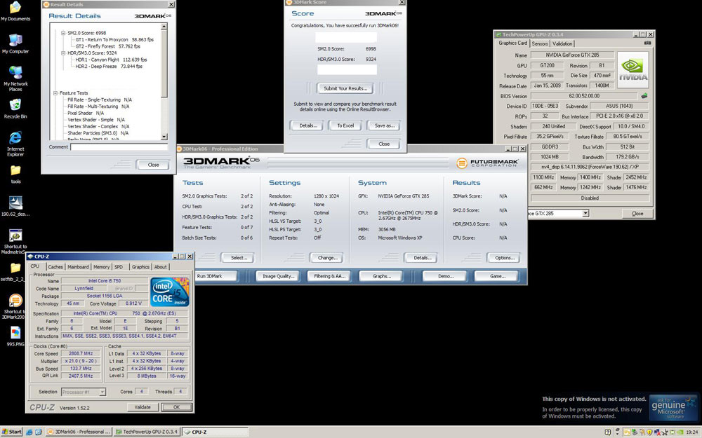 GTX 285 Matrix 1100MHz