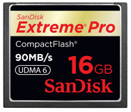 Sandisk Extreme Pro CompactFlash-kaart 90MB/s 64GB