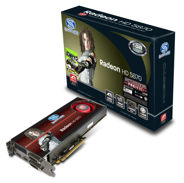 Sapphire HD5870 1GB GDDR5 PCIE (Game Edition)