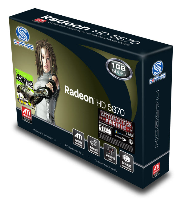 Sapphire HD5870 1GB GDDR5 PCIE (Game Edition)