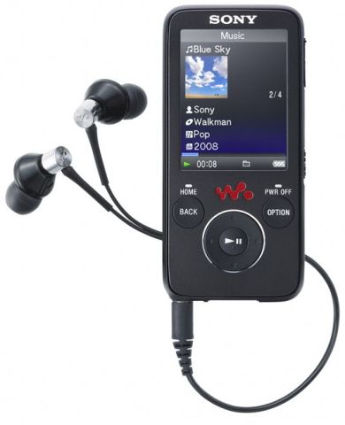 Sony Walkman NWZ-S638F 8GB Zwart
