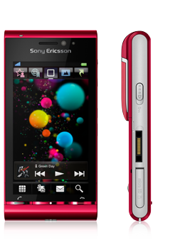 Sony Ericsson U1 Satio Bordeaux Rood