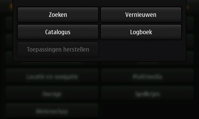 Nokia N900 interface