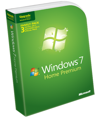 Microsoft Windows 7 Home Premium Family Pack (UK Upgrade)